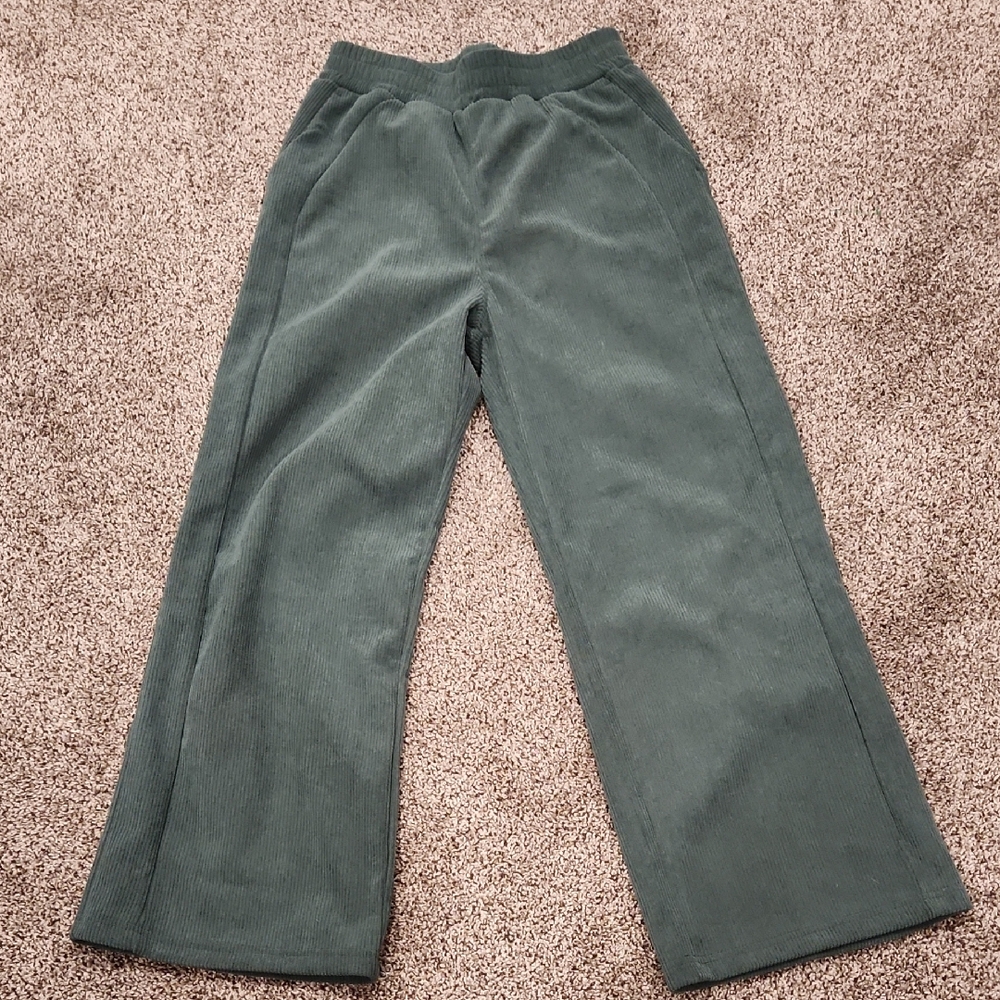 HALARA Casual Corduroy Pants - Green